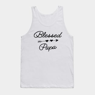 Papa - Blessed papa Tank Top